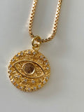 Golden Eye | Evil Eye Necklace