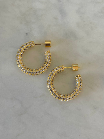 Jewel on Jewels | Hoop Earrings