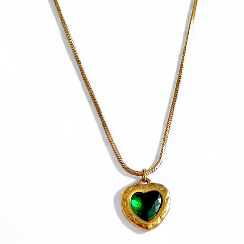 Golden Ivy Heart | Necklace
