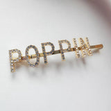 Poppin Hair Pin| Gold Crystal