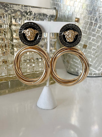 Black Lioness Vibez Drop | Earrings