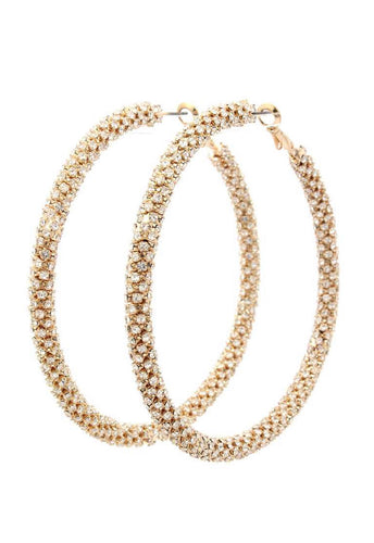 Sprinkle Me | Wrap Rhinestone Hoops