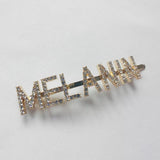 Melanin Hair Pin | Gold Crystal
