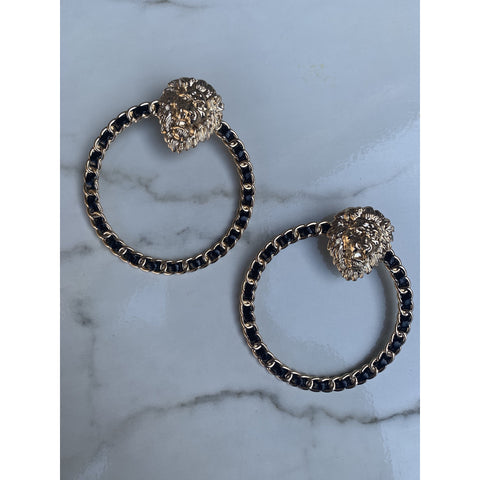 Lioness Vibez Earrings - Black