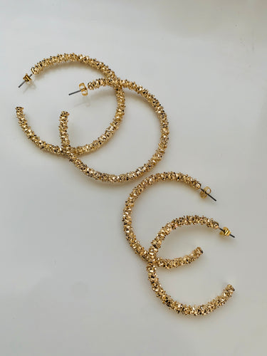 Mini Spiked Hoop Earrings