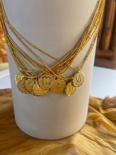 The Sun Zodiac Coin | Necklace