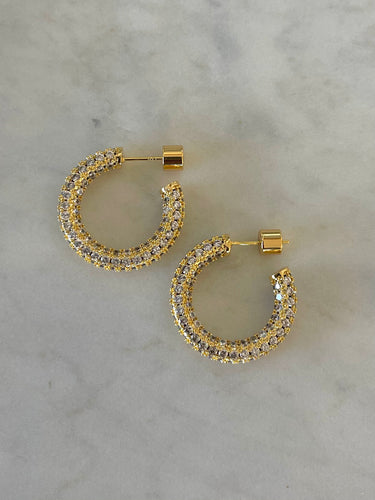 Jewel on Jewels | Hoop Earrings